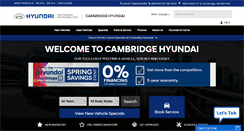 Desktop Screenshot of cambridgehyundai.com